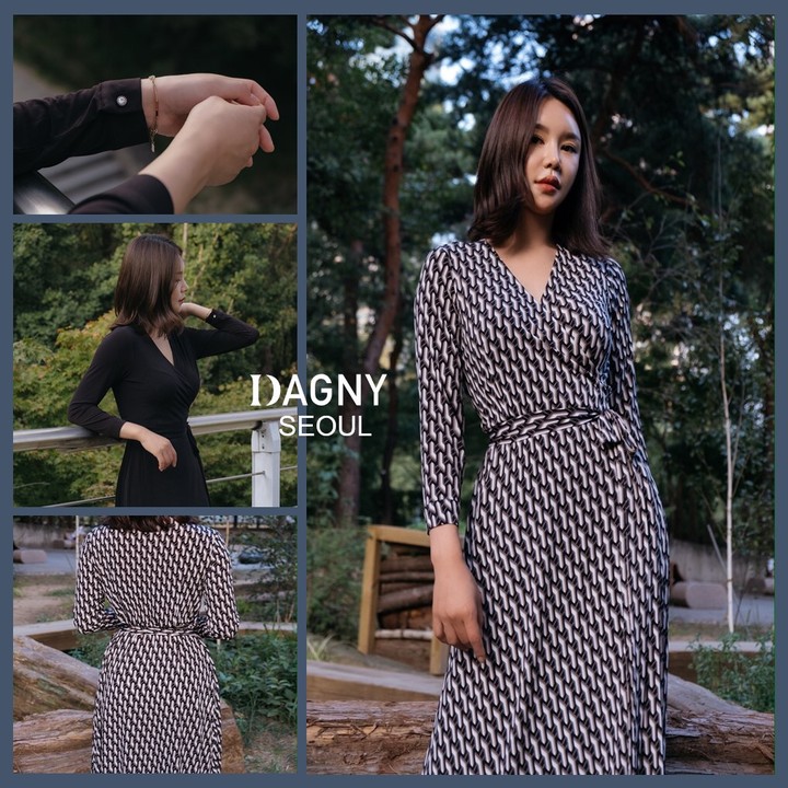 다그니서울(DAGNY SEOUL)이 출시한 2020 F/W 랩원피스. (이미지 : 다그니서울)